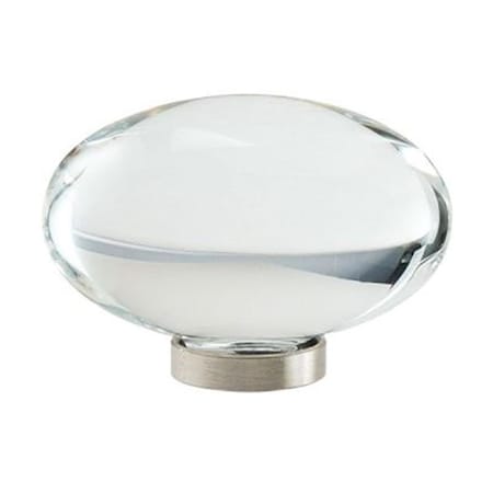 Amerock 1.75 in. Knob Glacio, Satin Nickel A36651 CG10